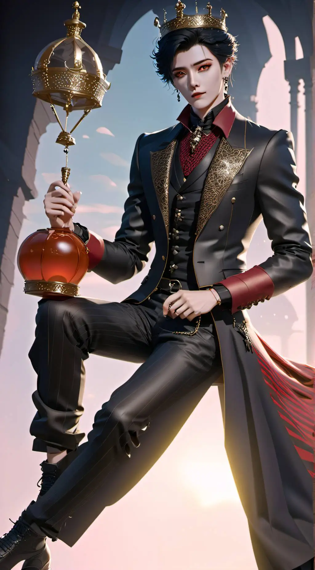 ai character: Onyx background