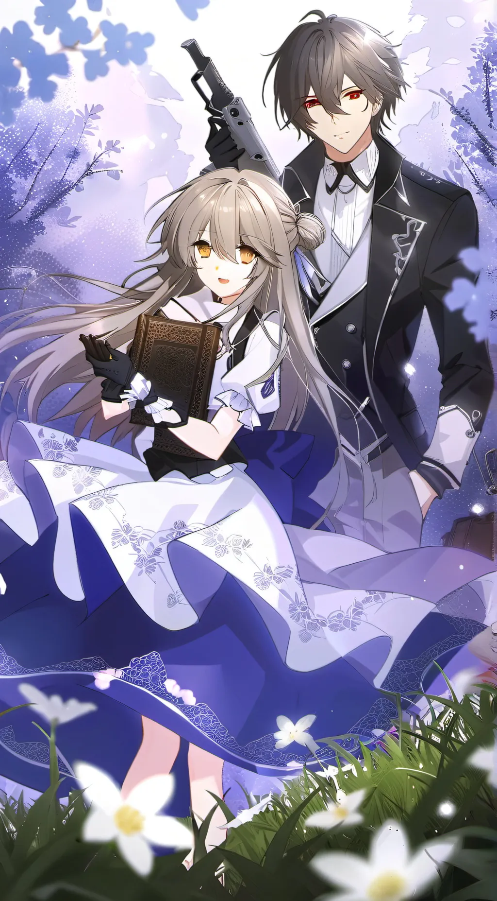 ai character: Ava and Jackson background