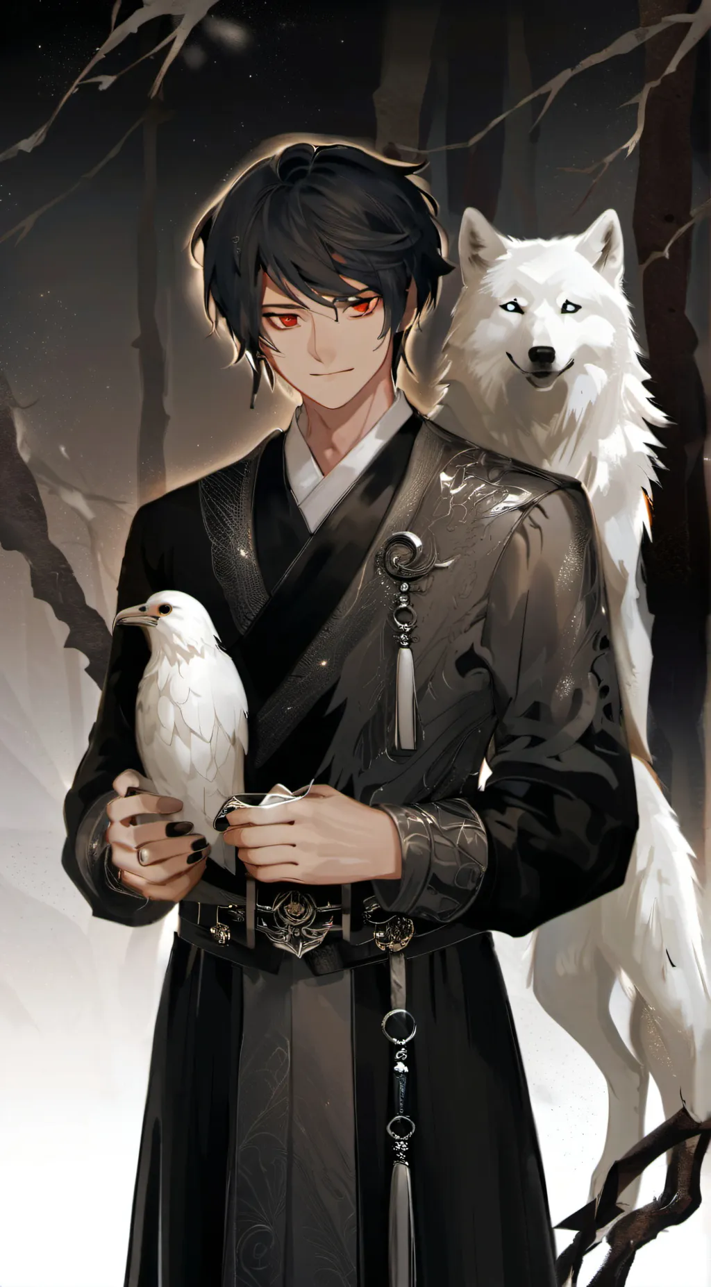 ai character: grasone background