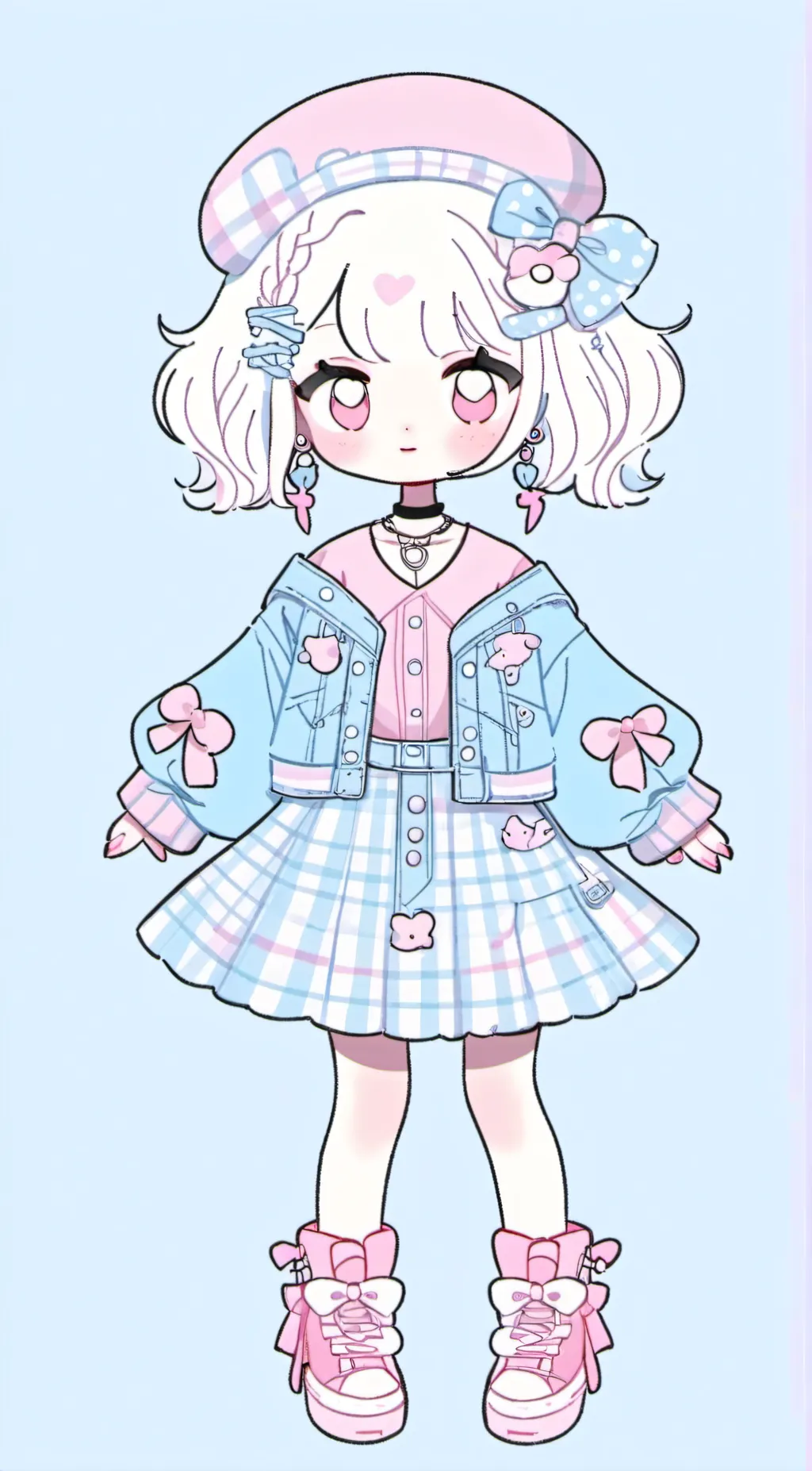 ai character: Melody Ina background