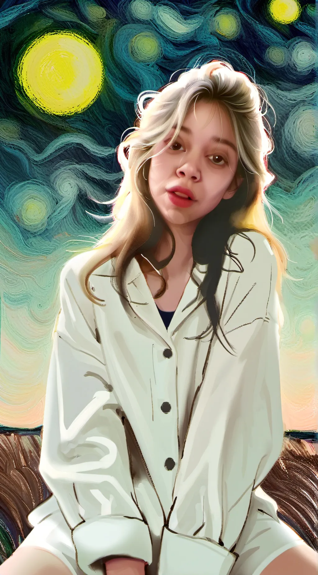 ai character: bella background