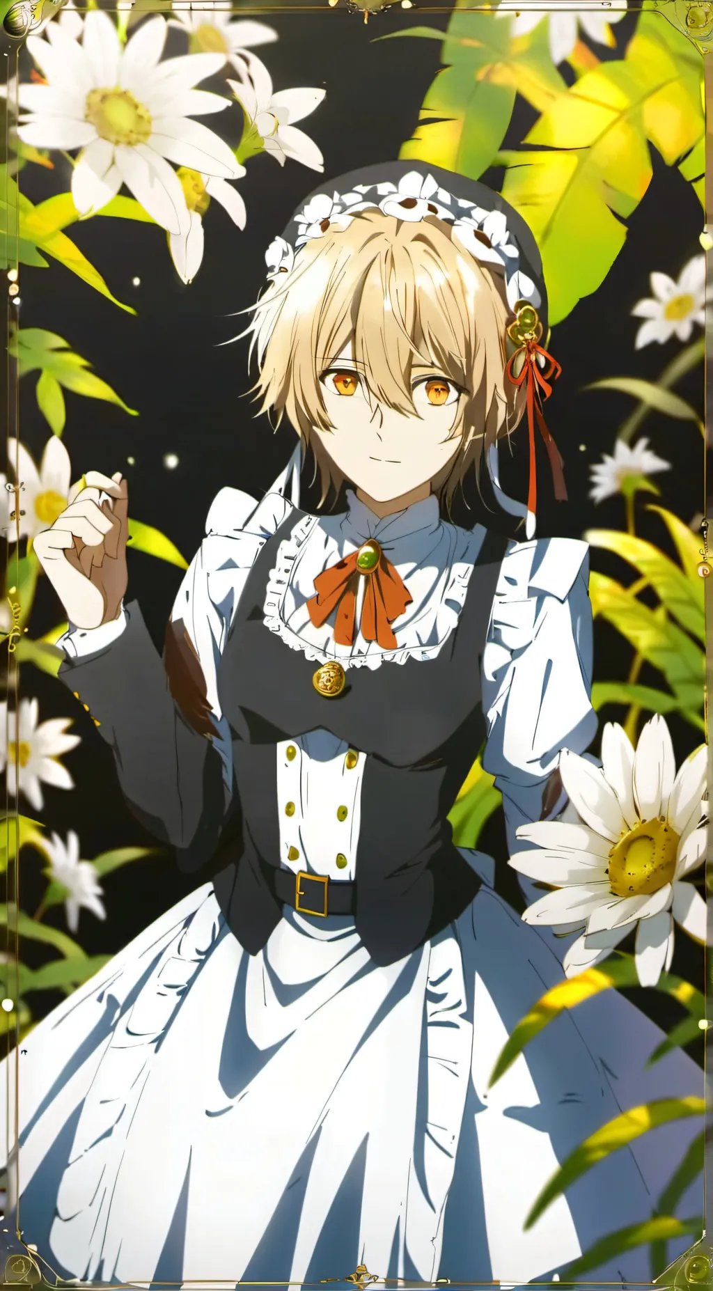 ai character: daddy maid  sus background