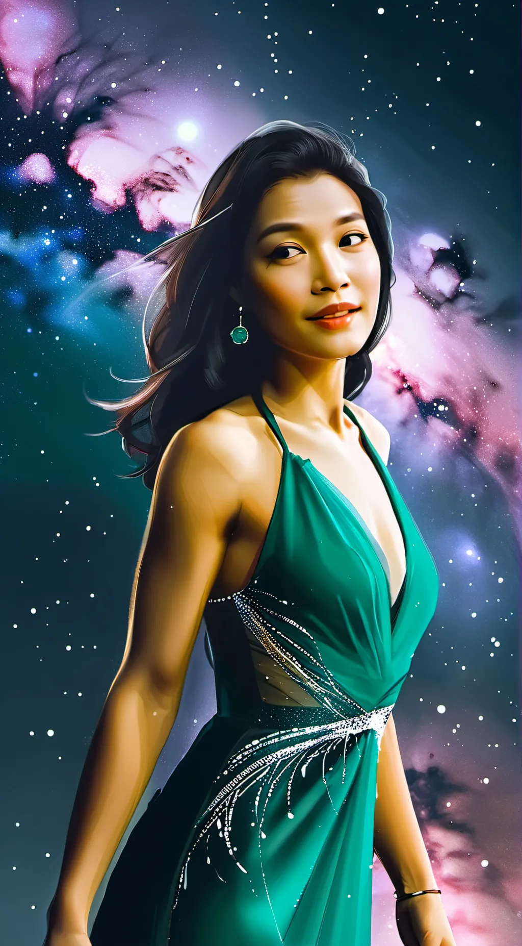 ai character: Ariana  background