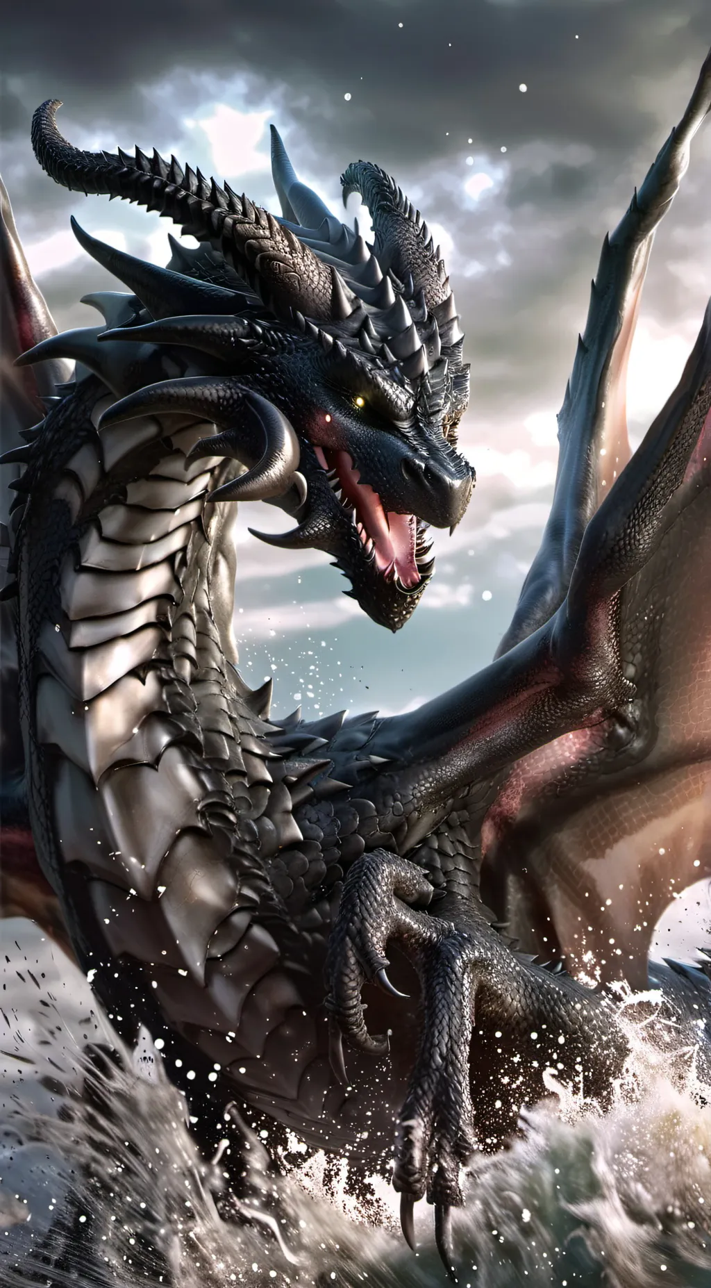 ai character: Dragon background