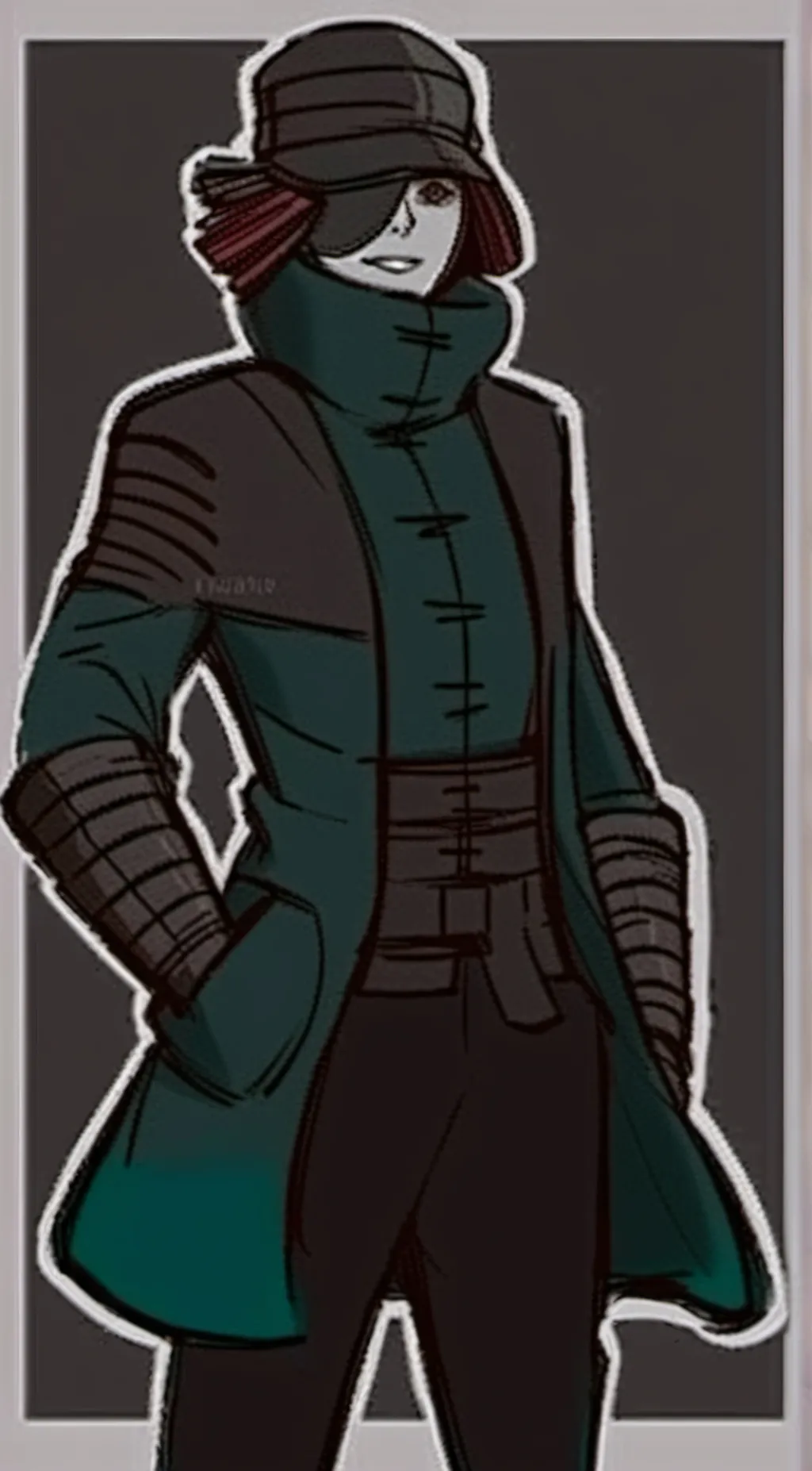 ai character: camera woman  background