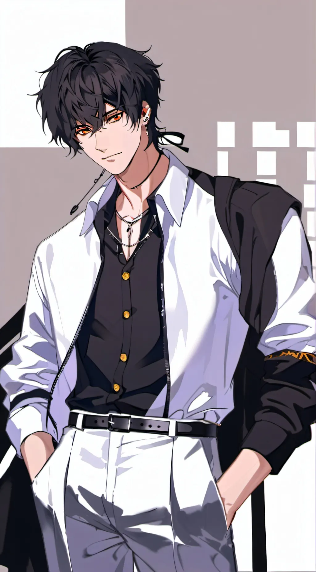 ai character: Asher<3 background