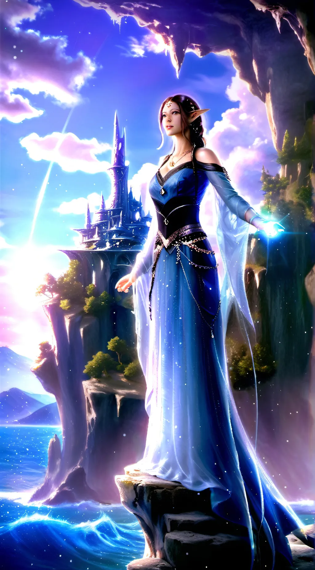 ai character: Rosalina  background