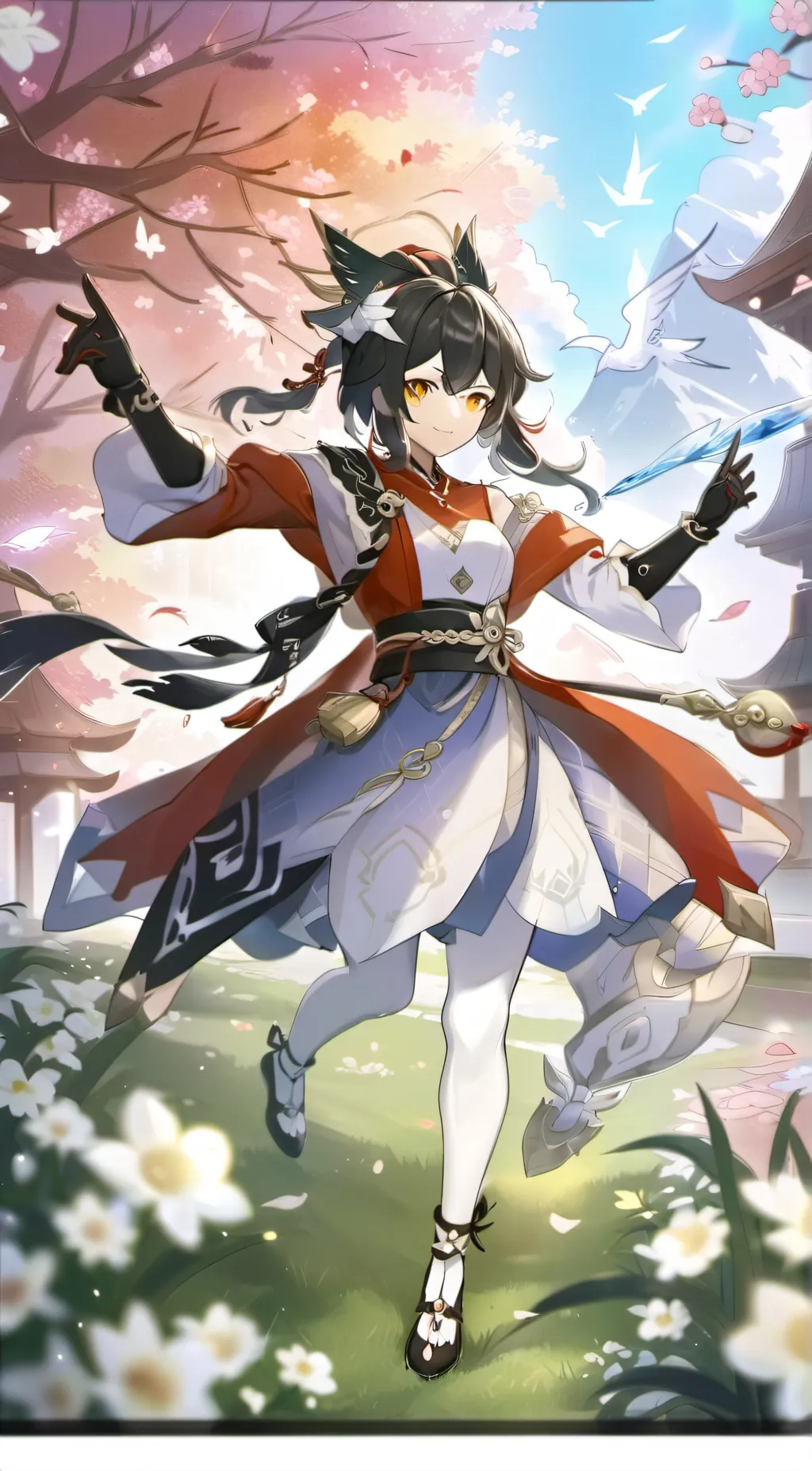 ai character: Lumine background