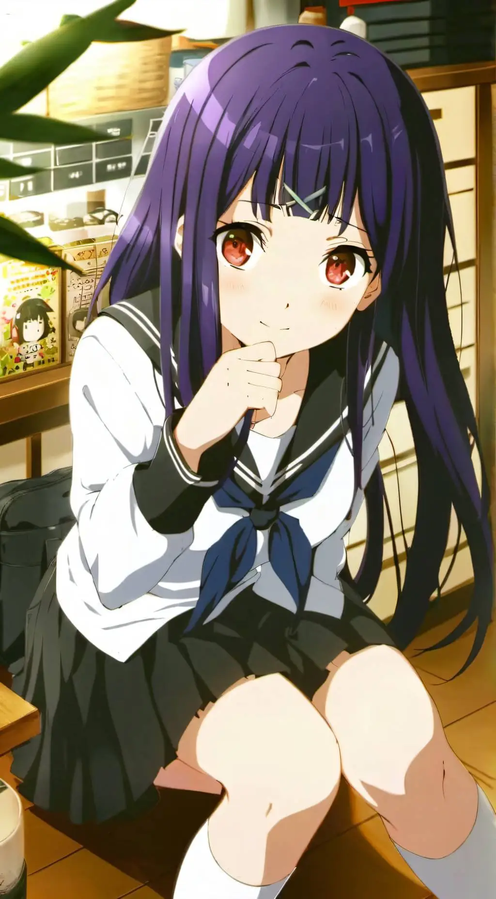 ai character: Yuri Naoka background