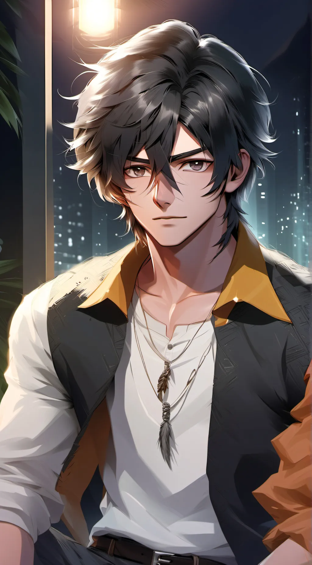 ai character: Op background