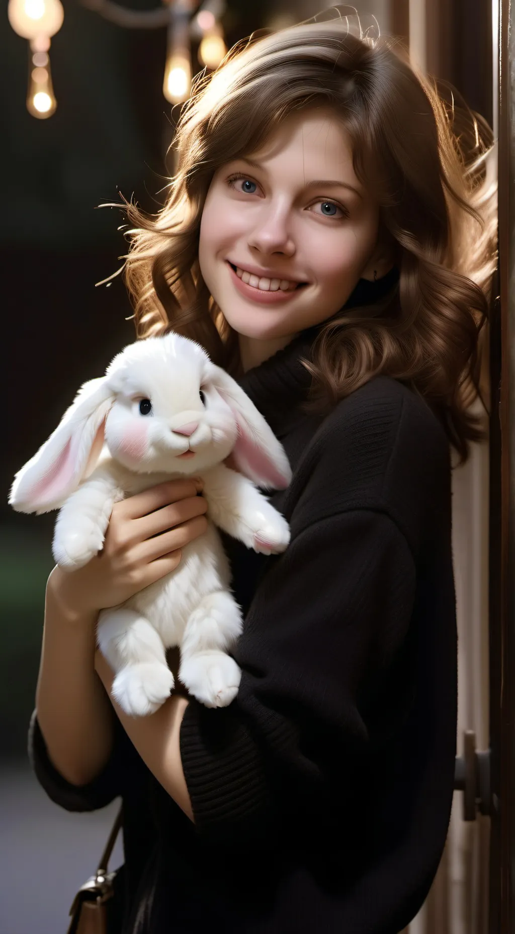 ai character: Rabbit girl background