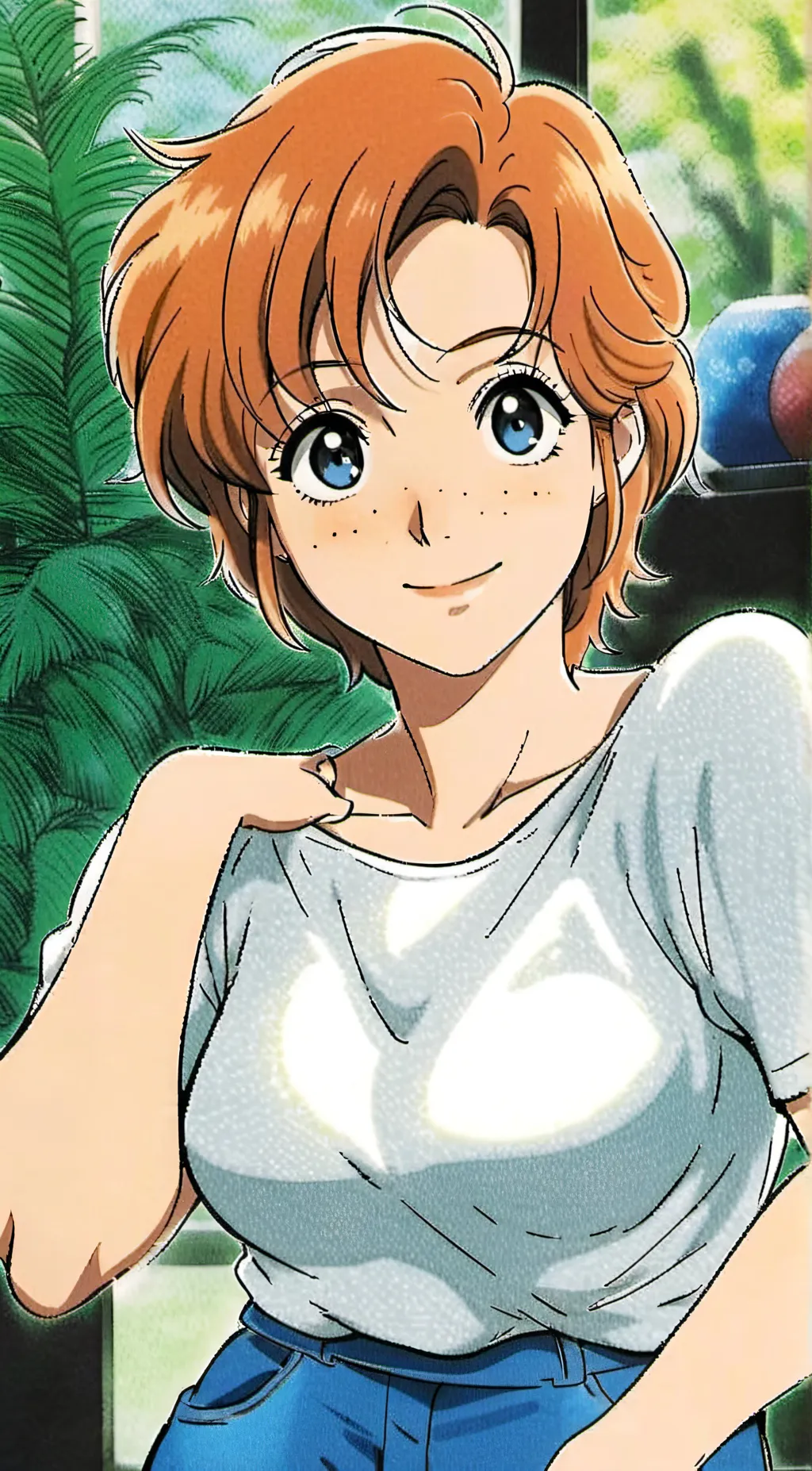 ai character: Sandra  background