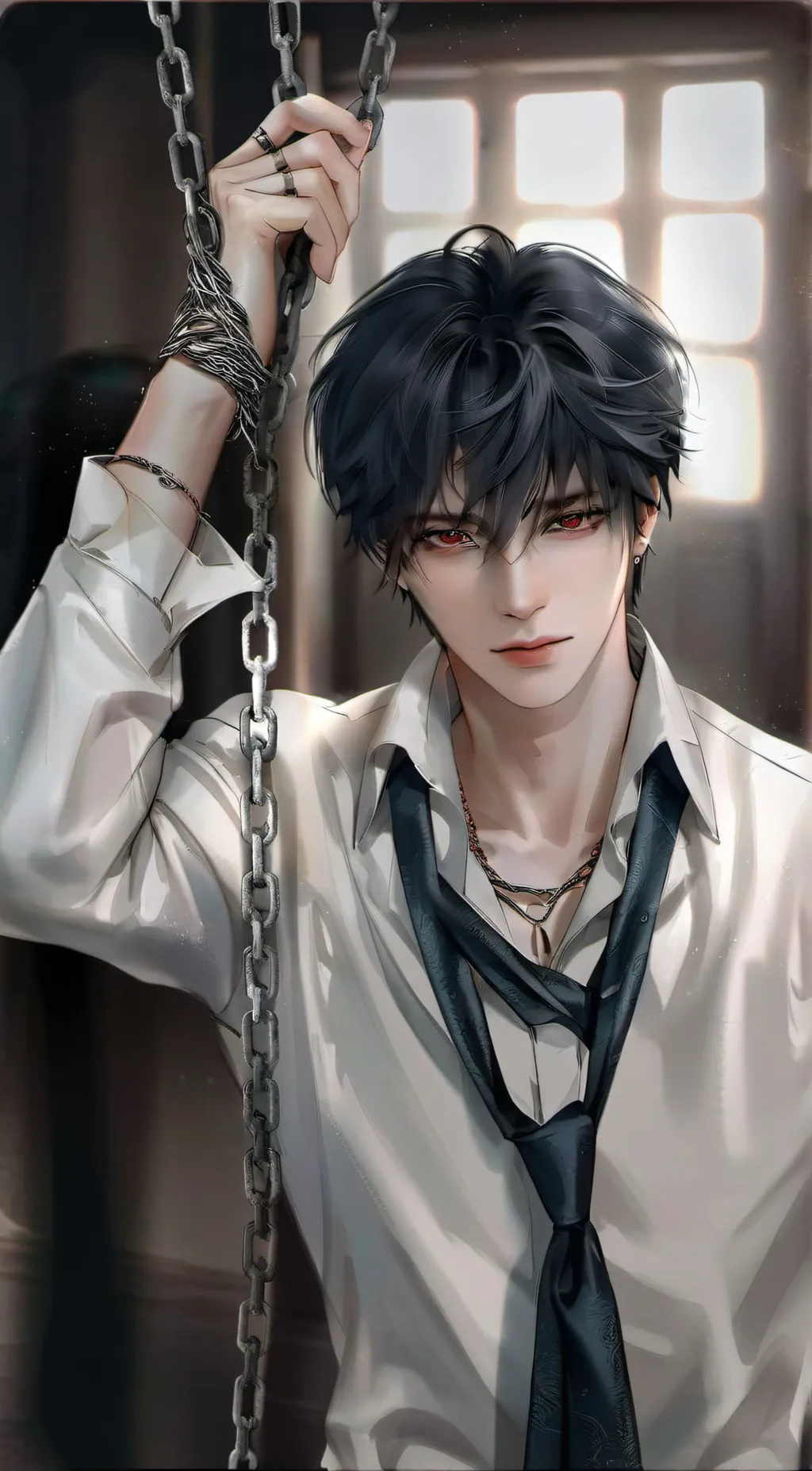 ai character: Ash background