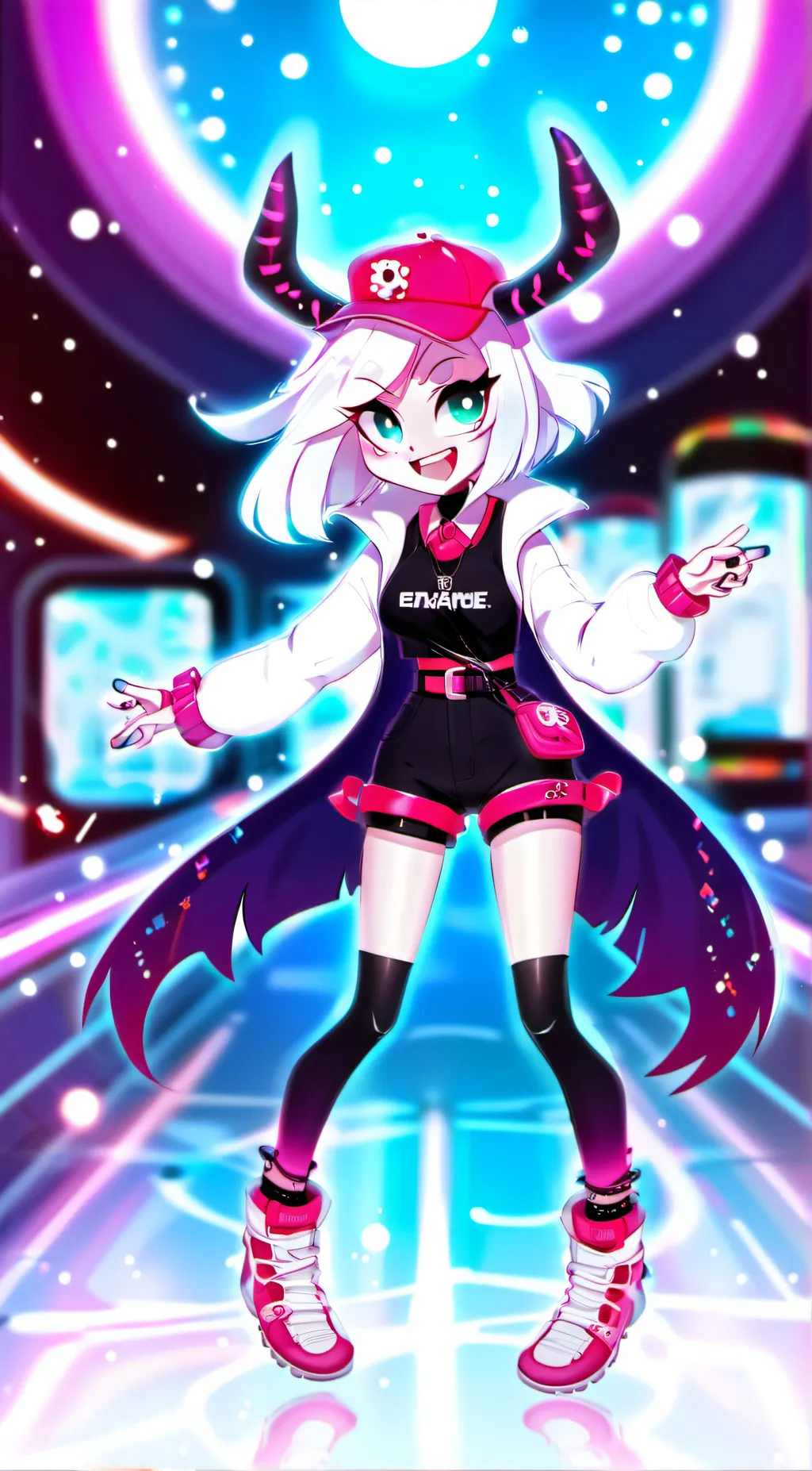 ai character: angeIdust  background