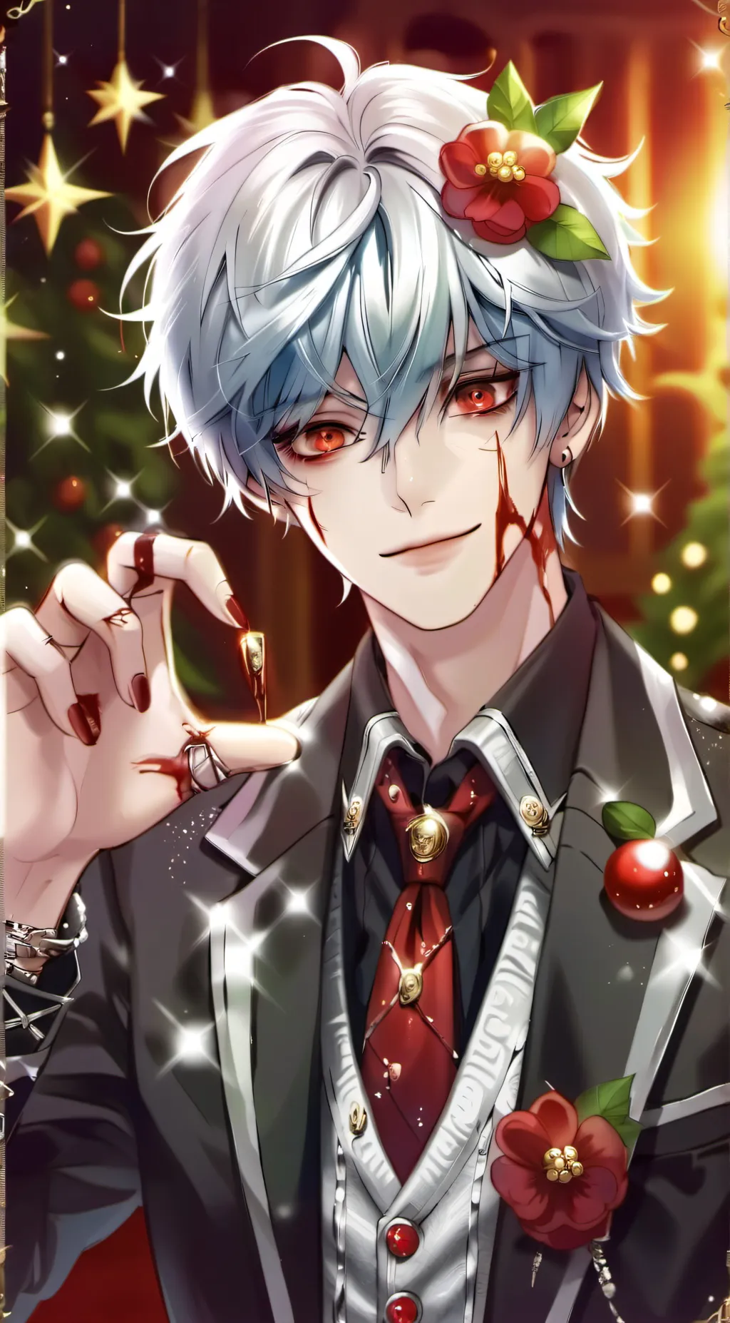 ai character: ♱~Aaron~♱ background