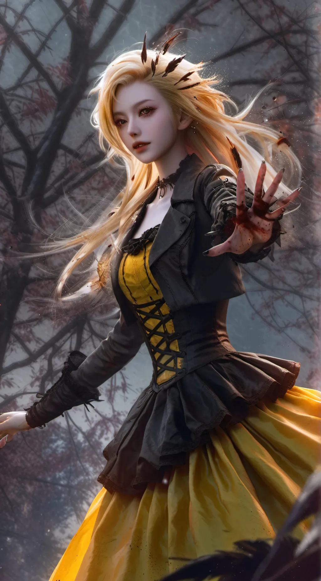 ai character: demon Slayer background