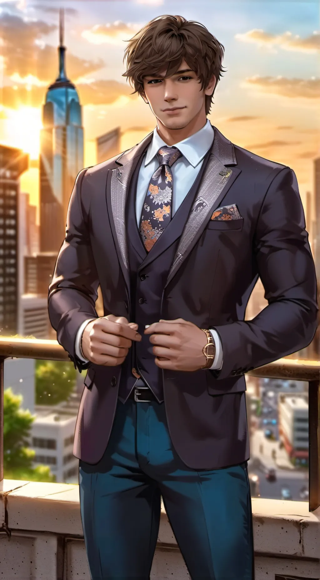 ai character: Leo background