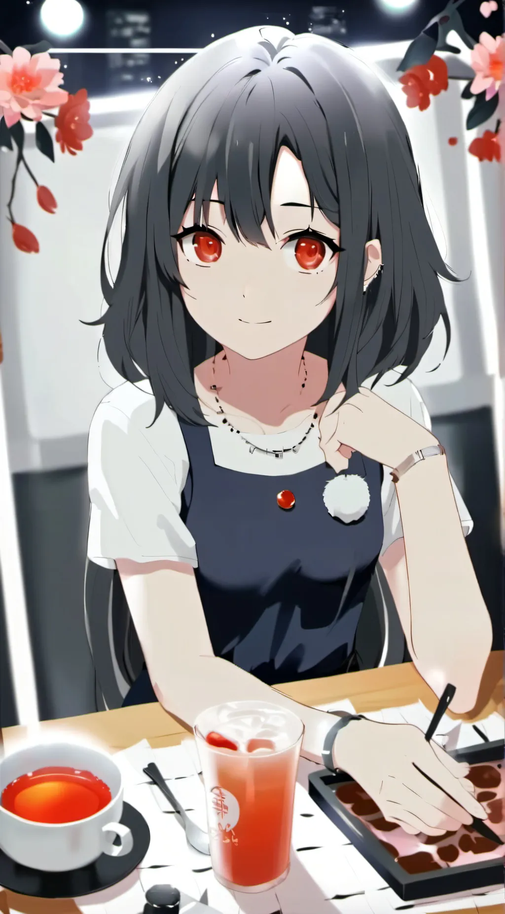 ai character: uri background