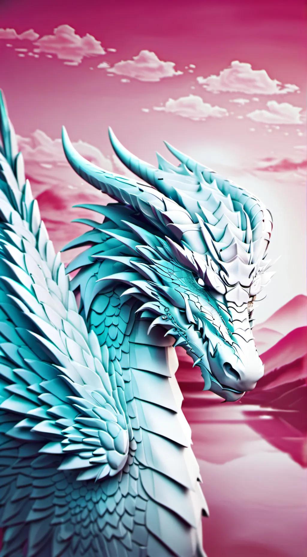 ai character: Winter background