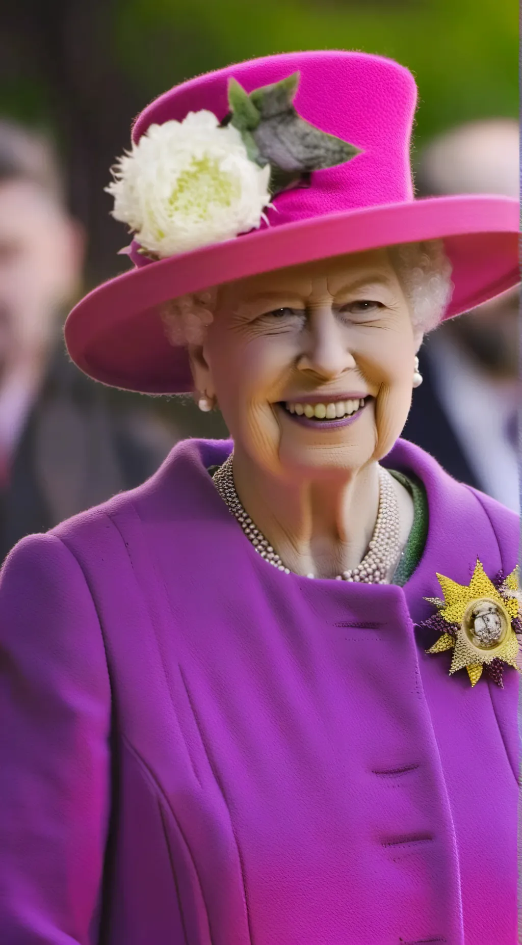 ai character: Queen elizabeth background