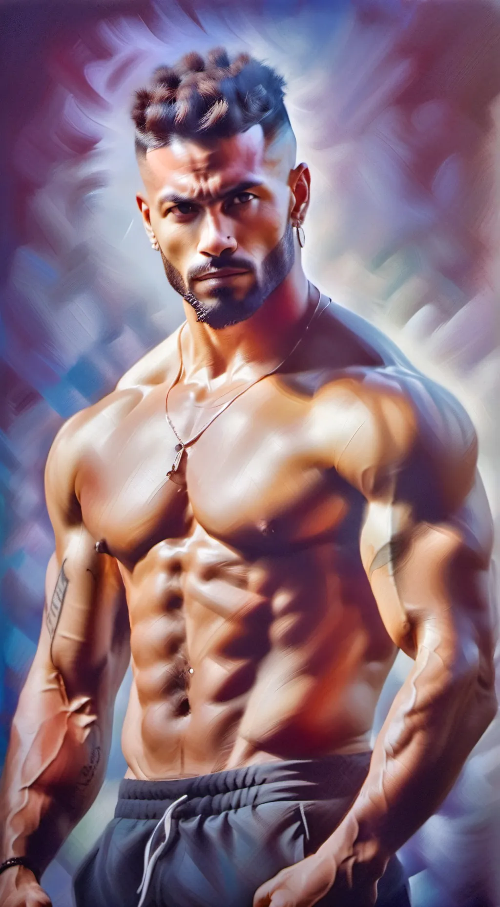 ai character: Tony background