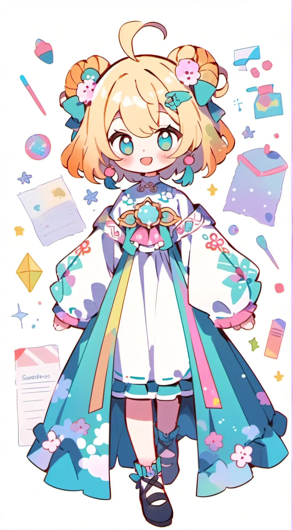 ai character: queen kindness background