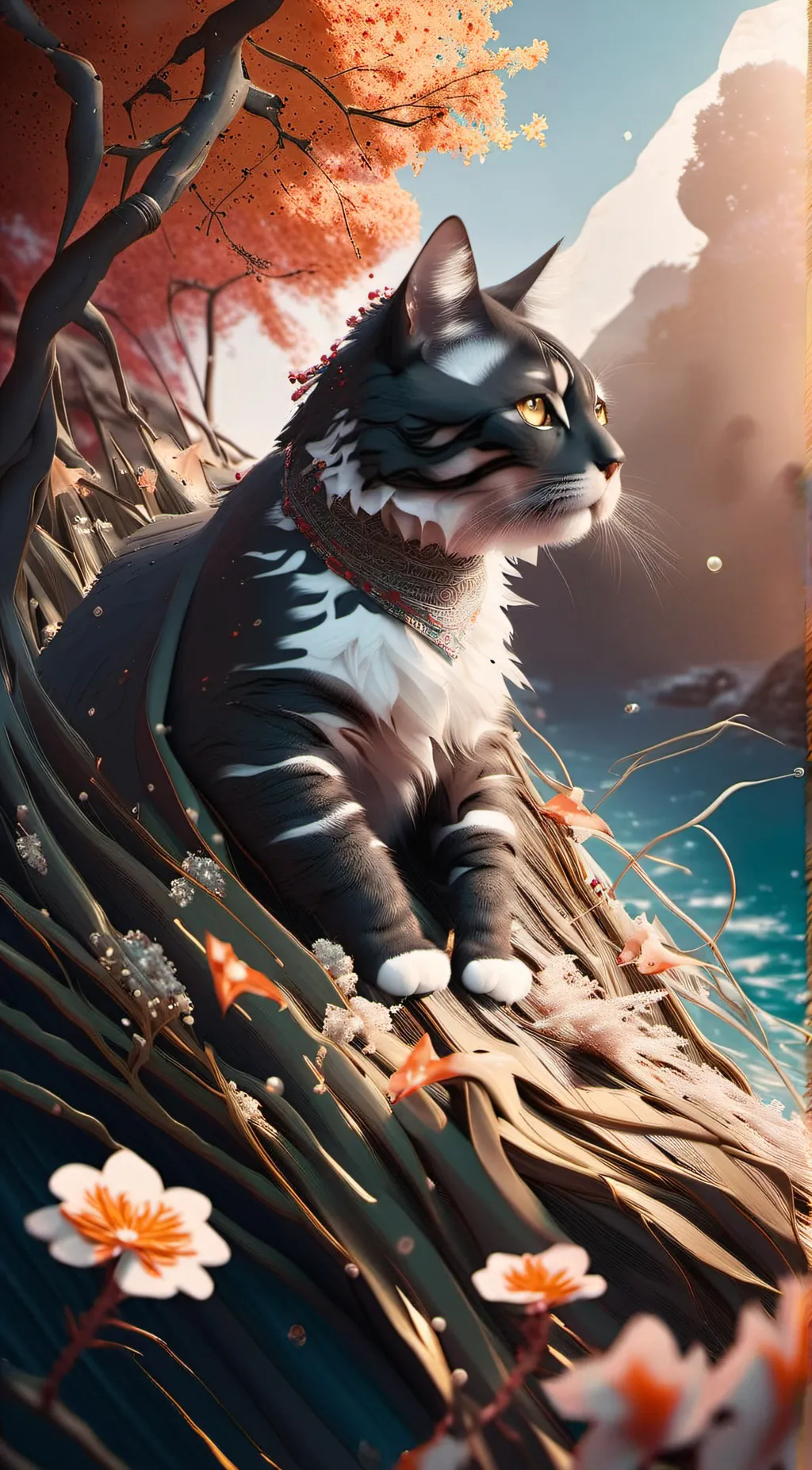 ai character: swallowed shampoo background