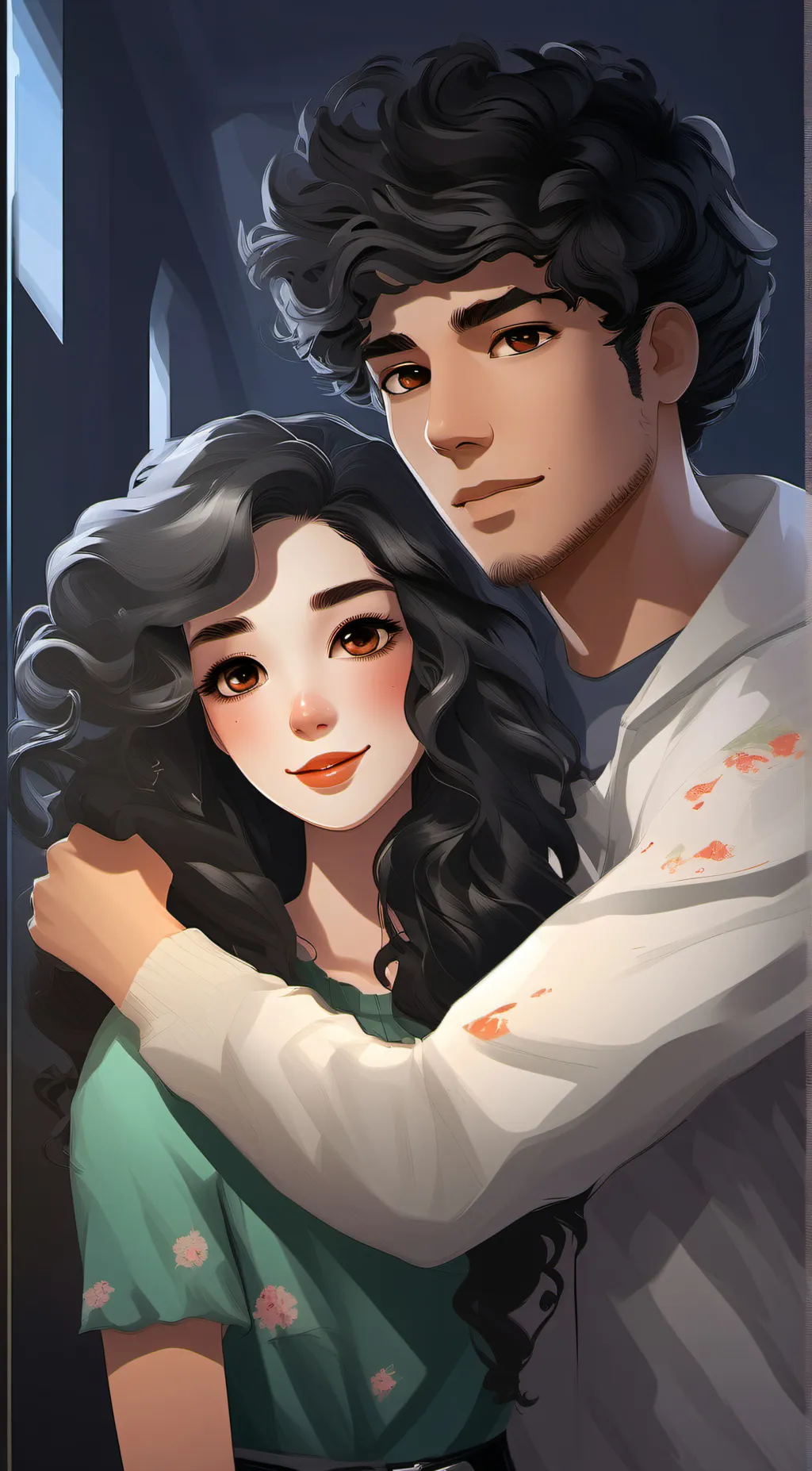 ai character: Adam  background