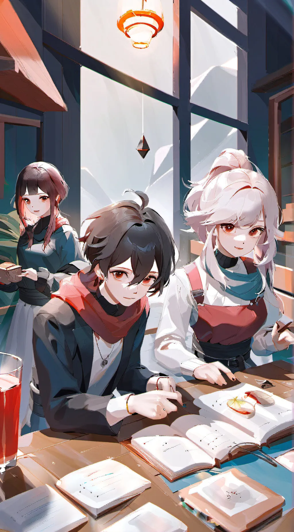 ai character: Hero🆚Villain pt2 background