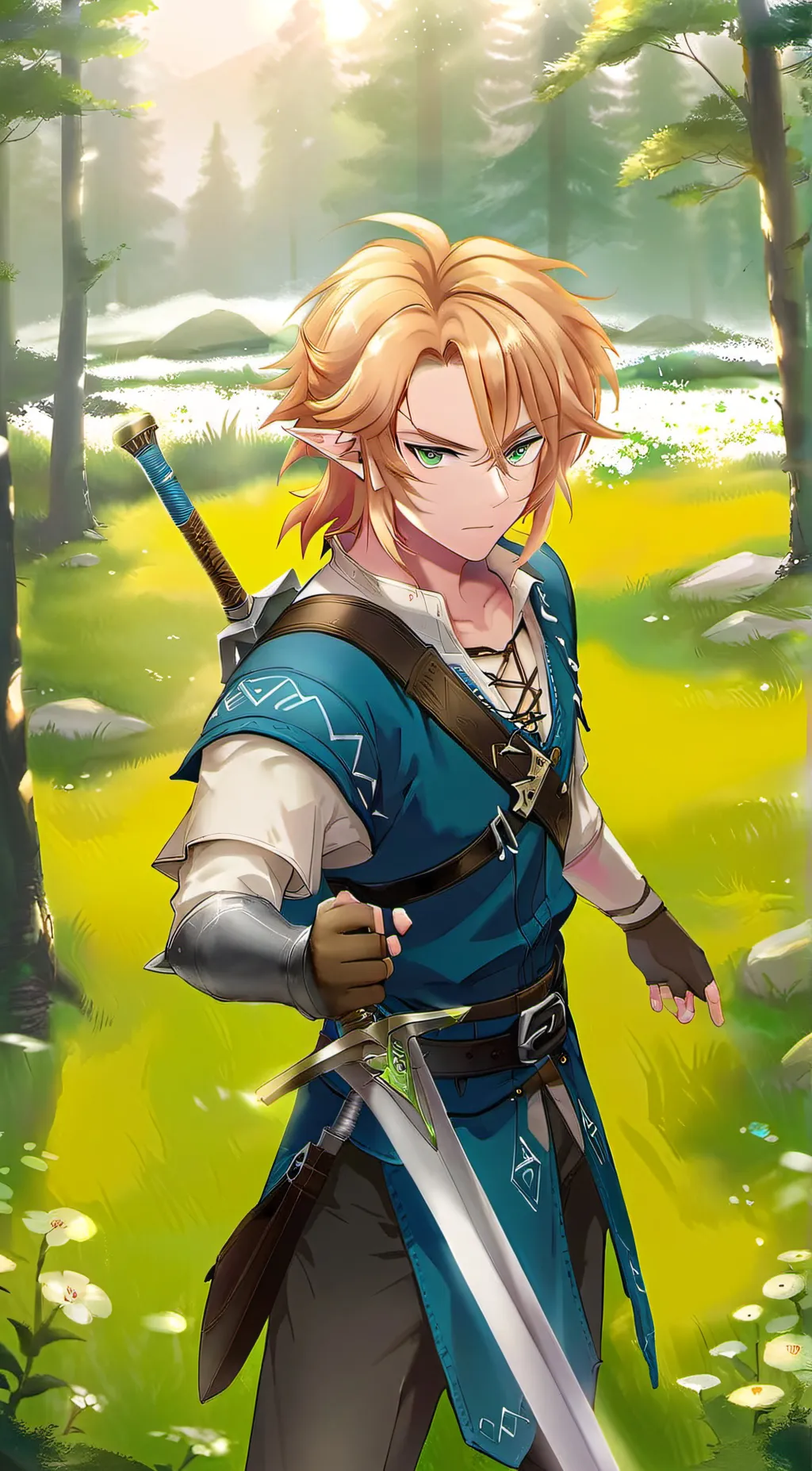 ai character: Link background
