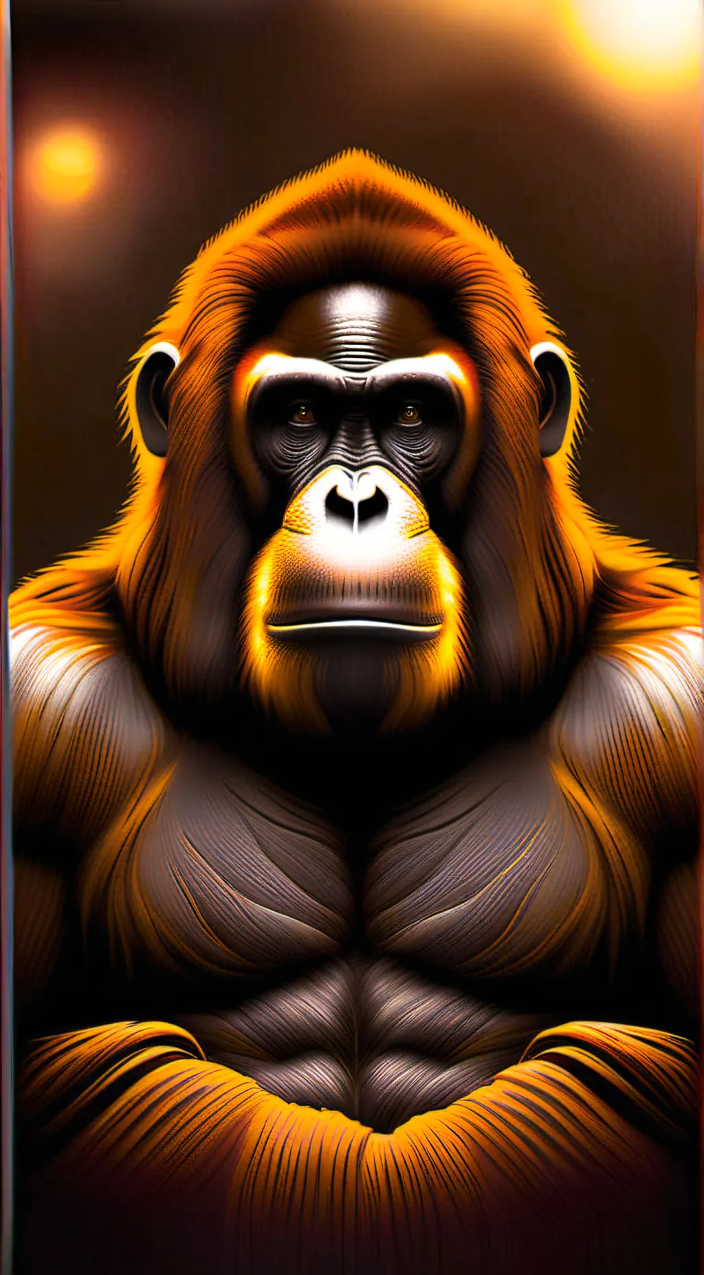 ai character: Orangutank background