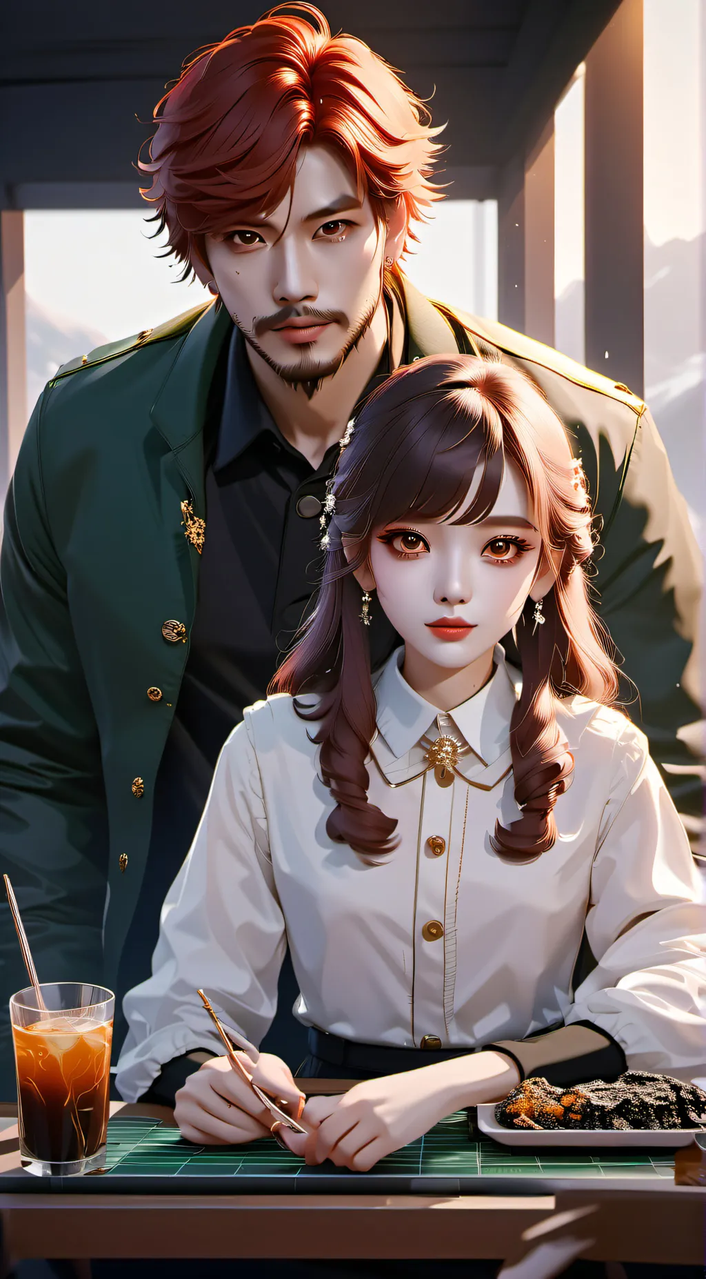 ai character: Yuta Rika  background