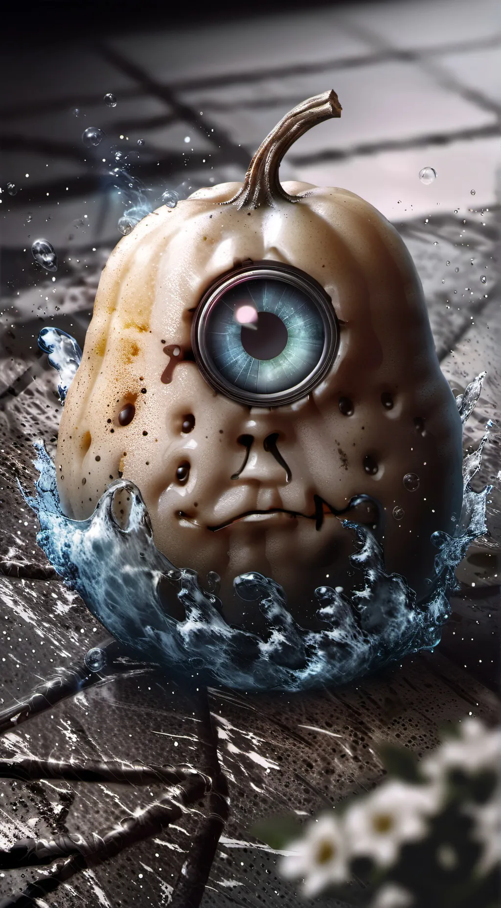 ai character: the potato background