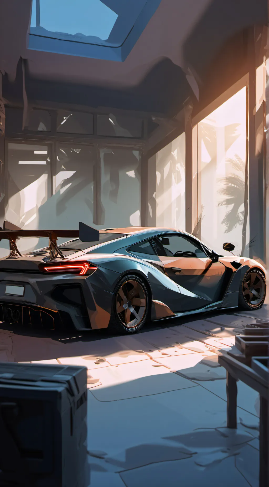 ai character: baku x deku background