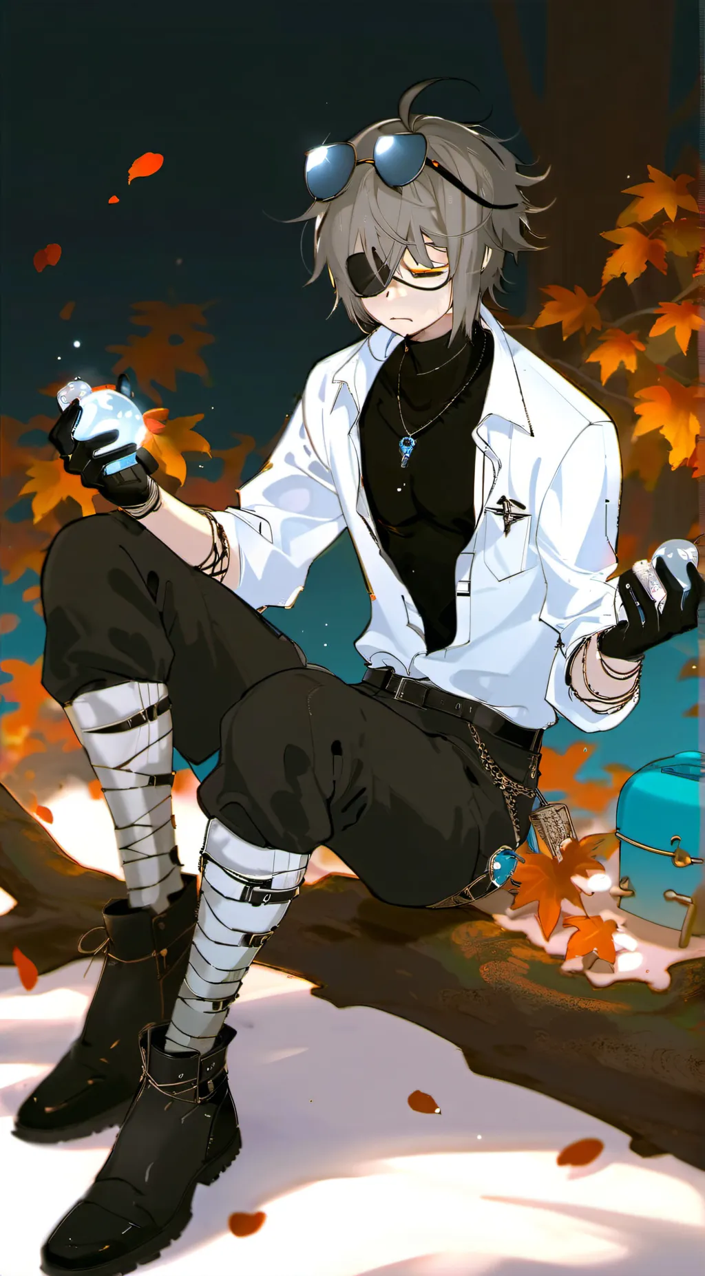 ai character: Murder drone A background