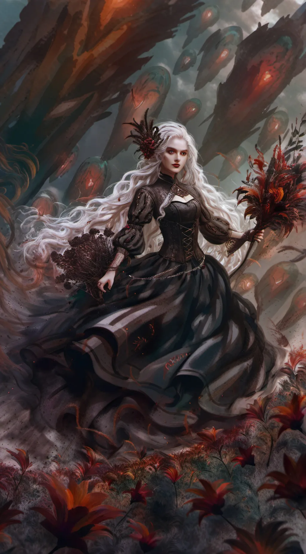 ai character: lily background