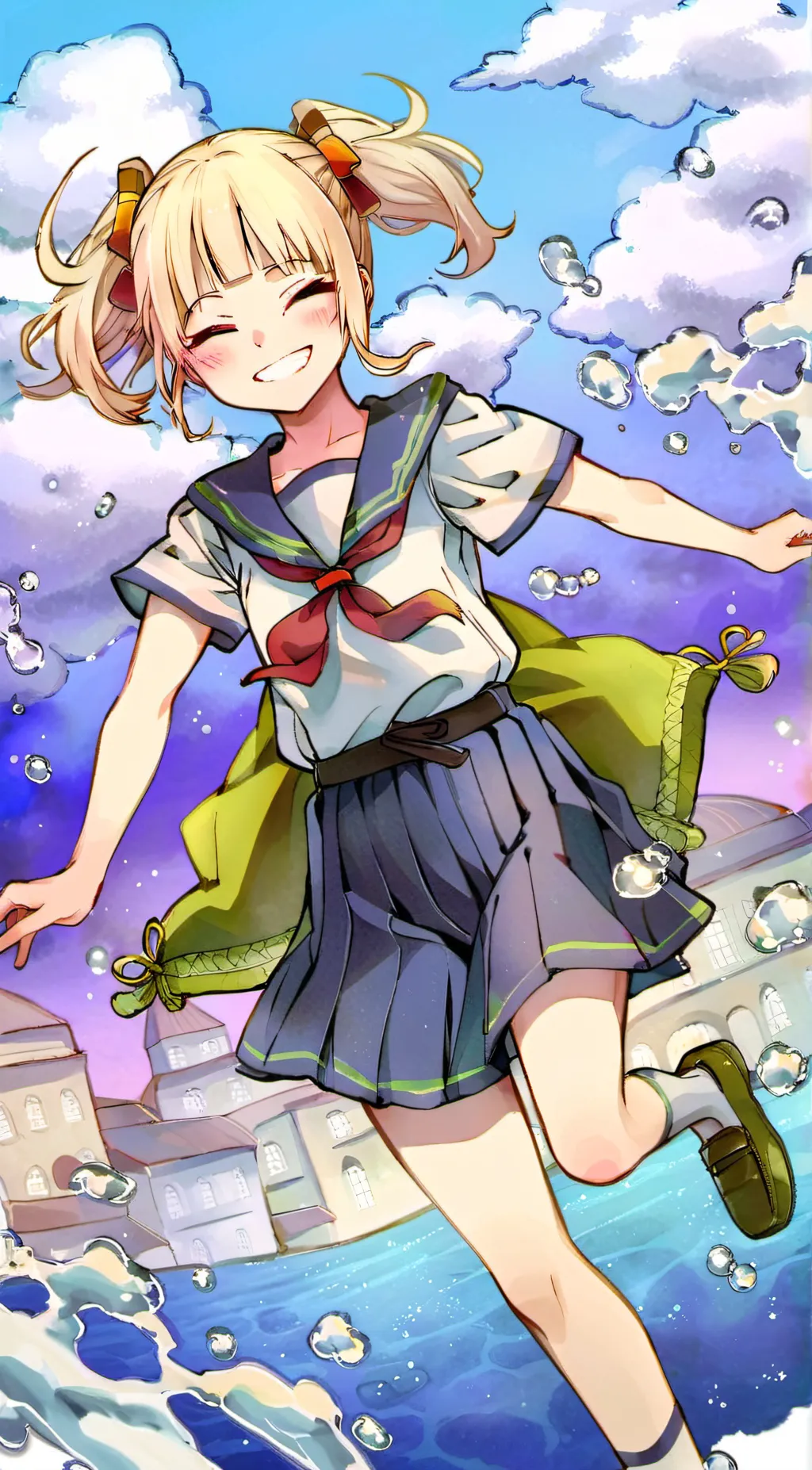 ai character: Toga background