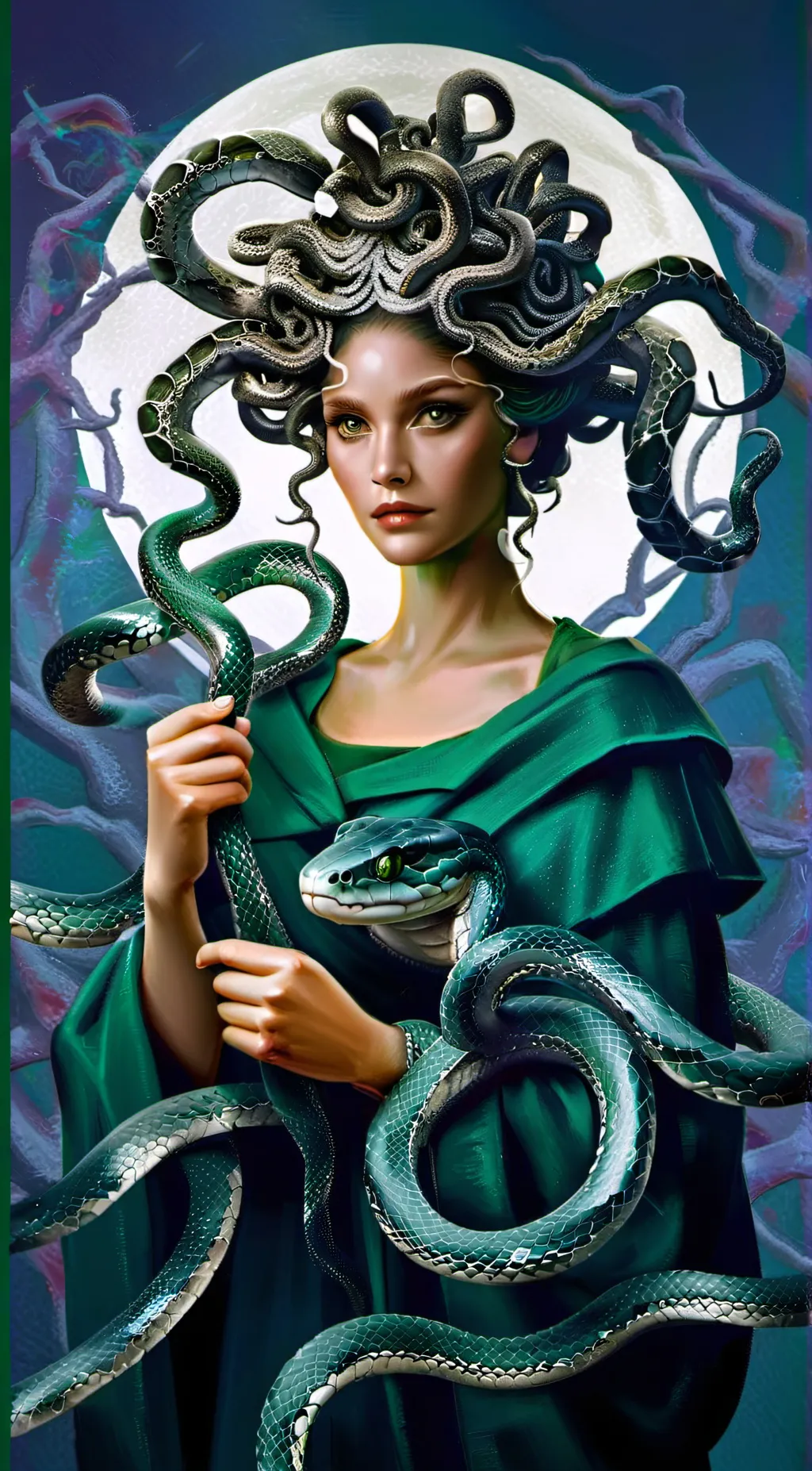 ai character: MEDUSA background