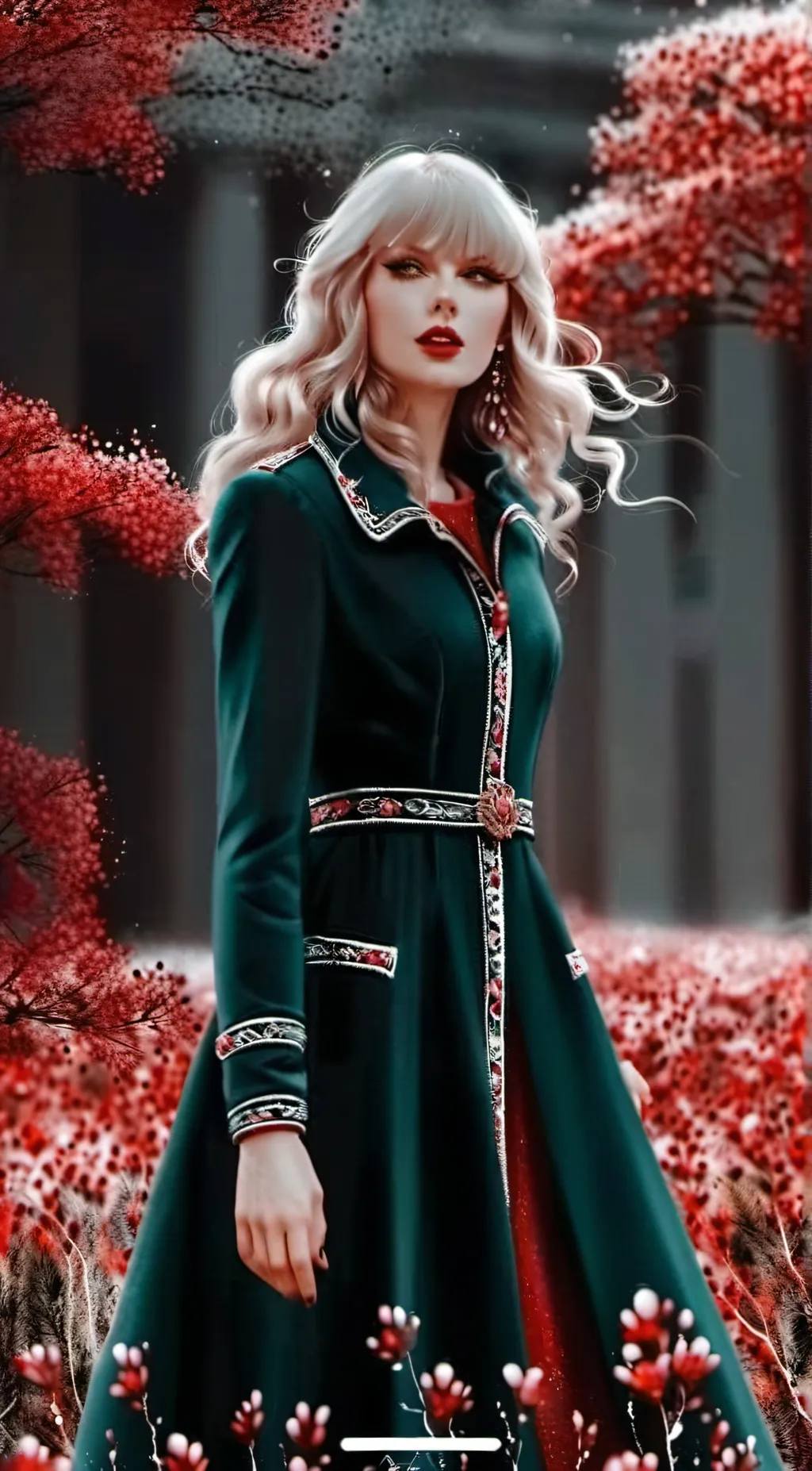 ai character: Taylor swift  background