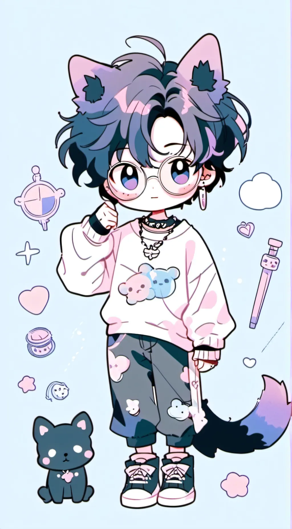 ai character: ~★ARLILO★~ background