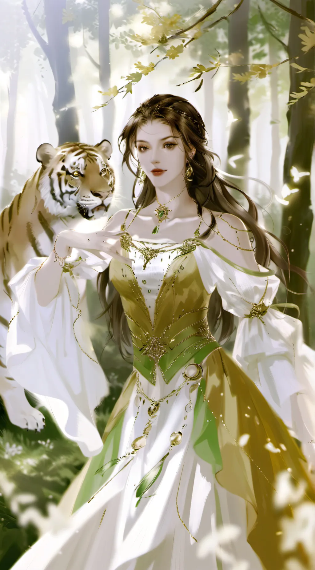 ai character: Stripes and bella background