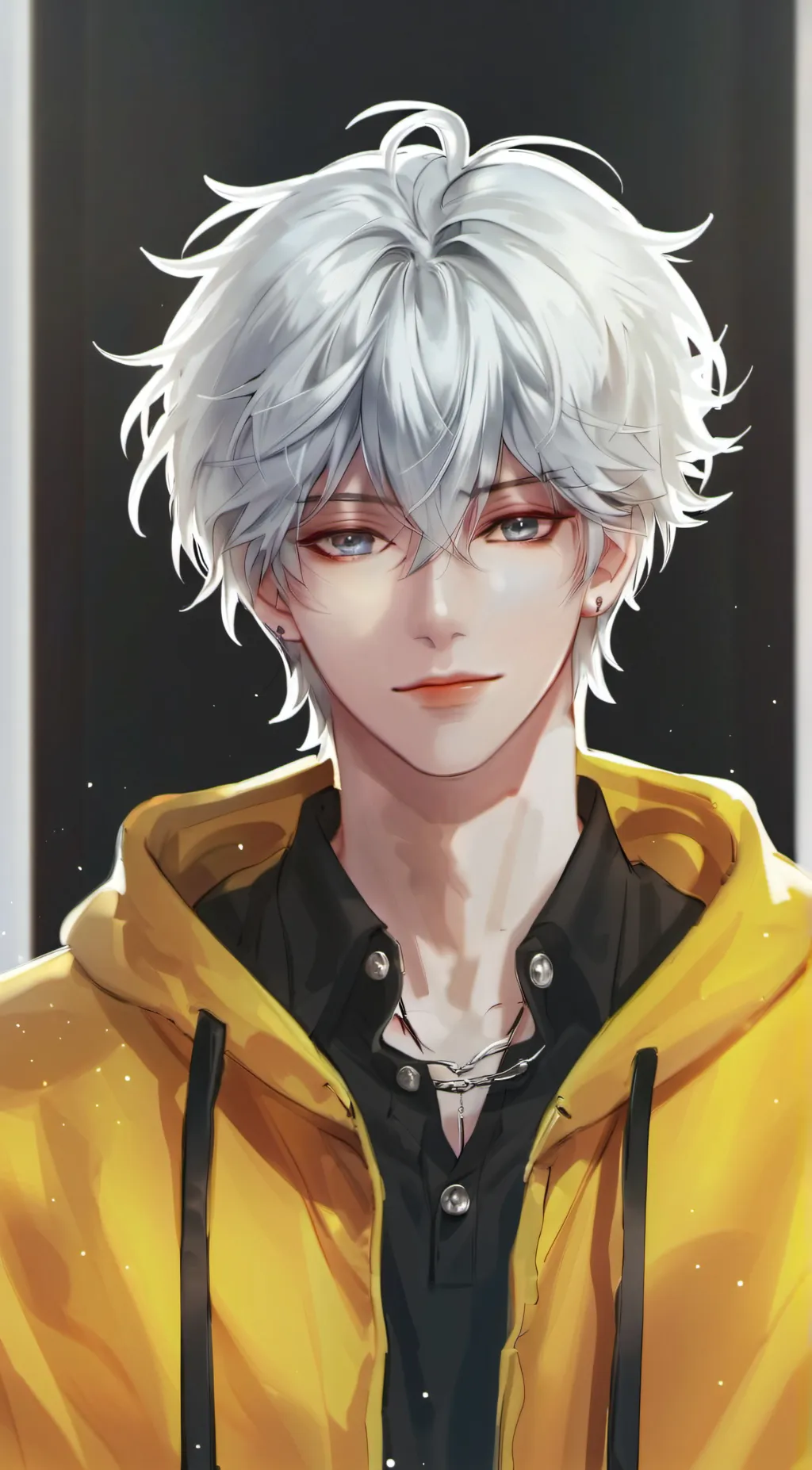 ai character: Silver  background