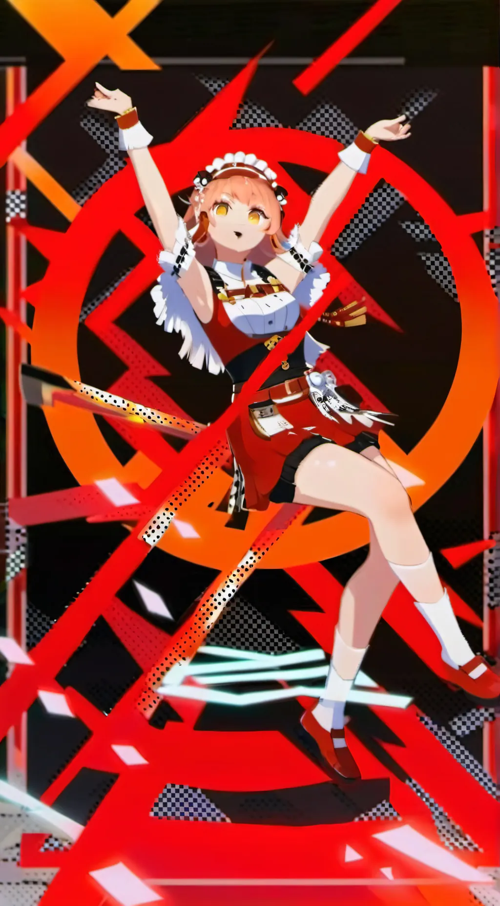 ai character: kiara idol  background
