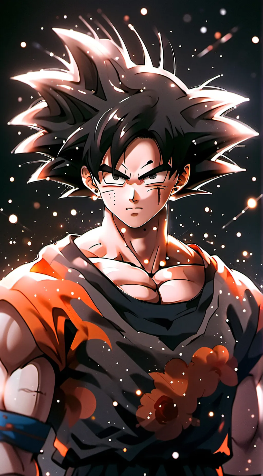 ai character: Goku  background