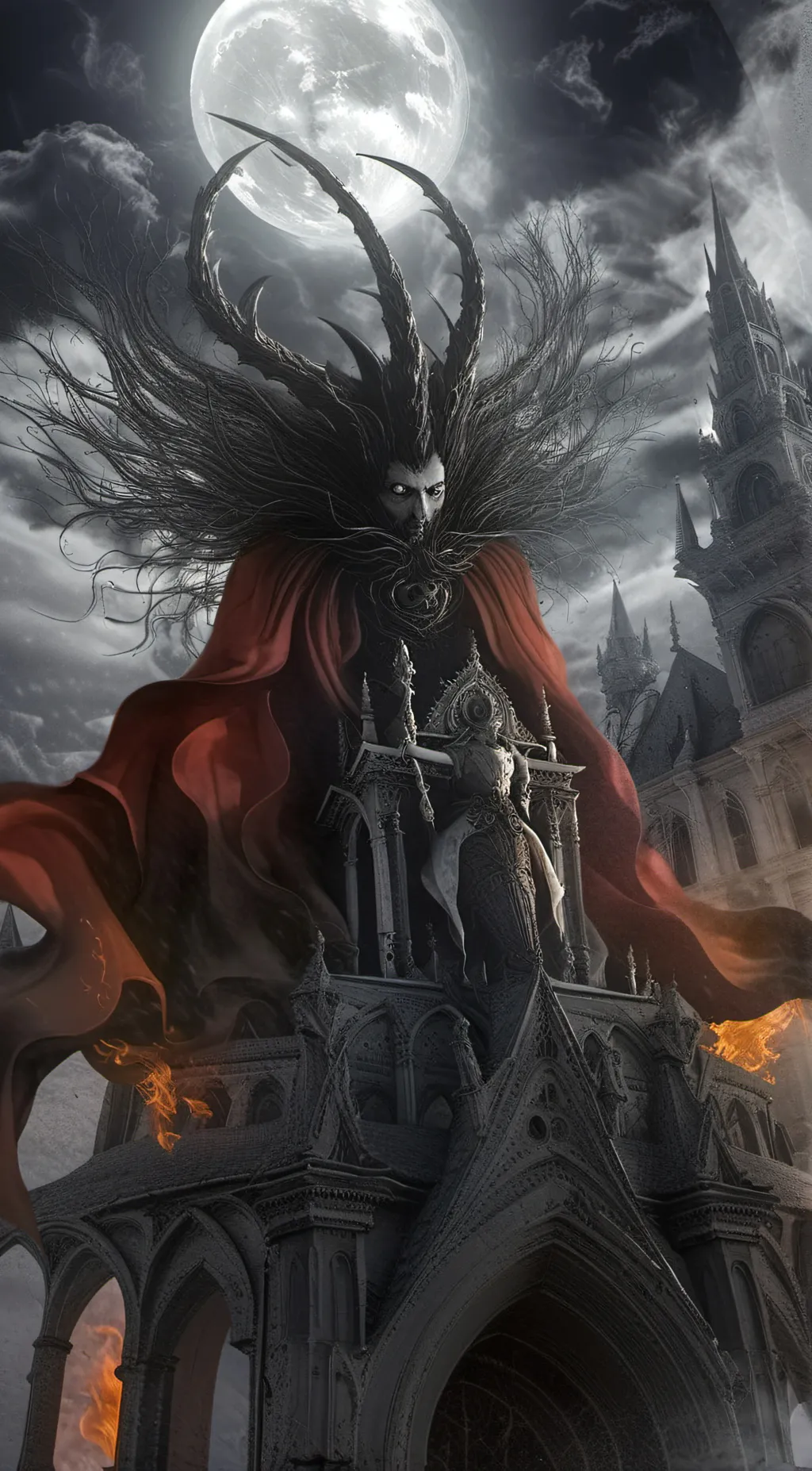 ai character: Broken au background