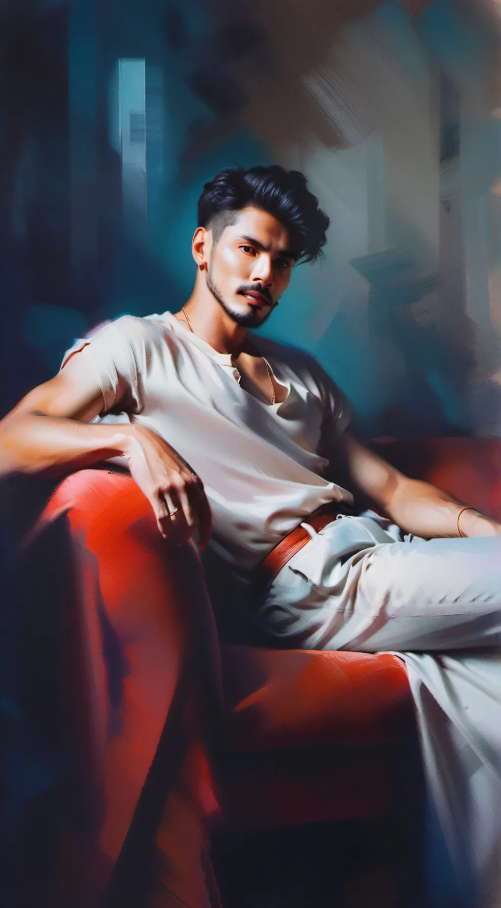 ai character: Lucifer  background