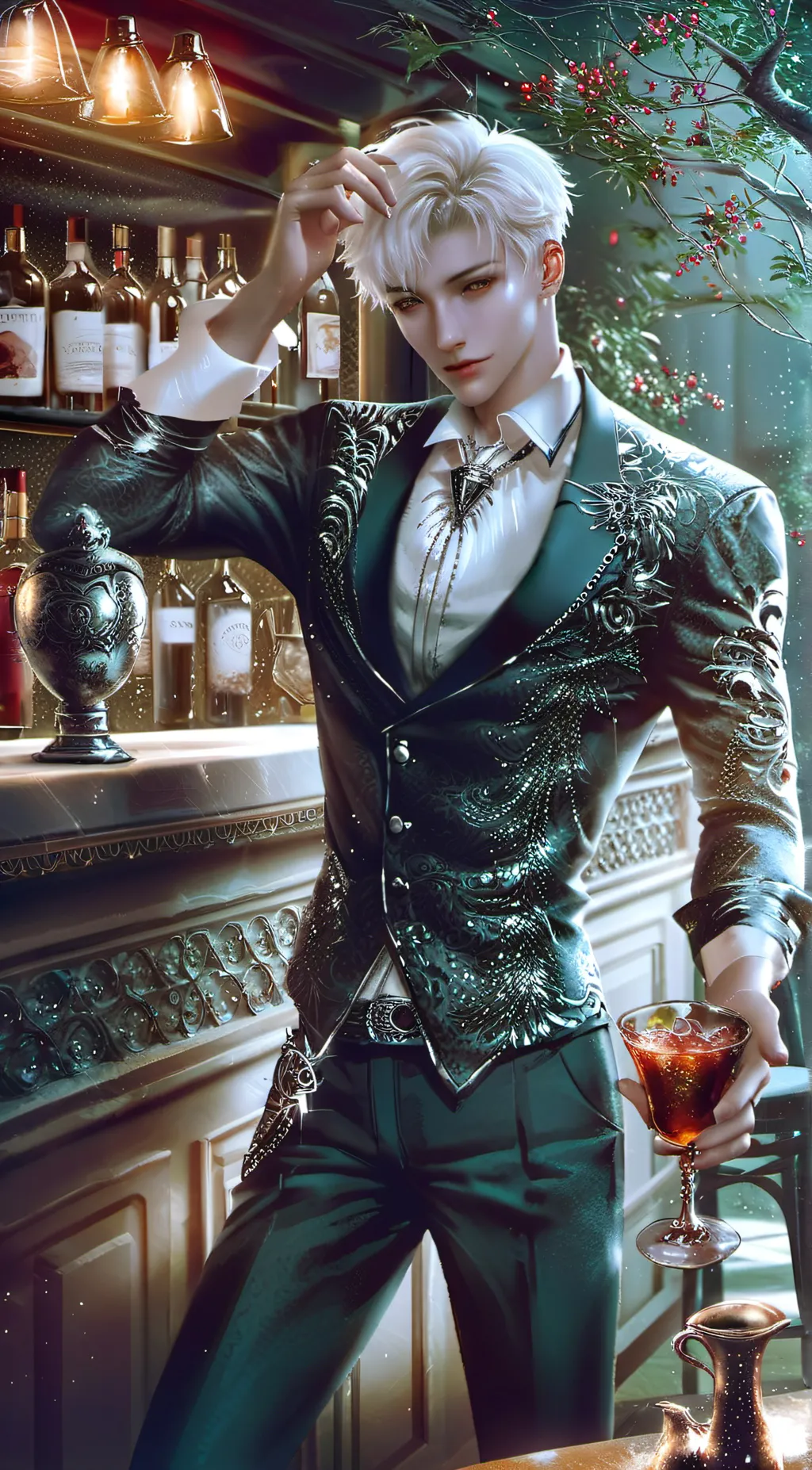 ai character: Chris  background