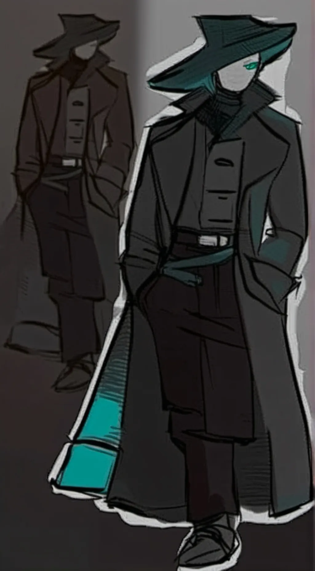 ai character: camera woman background