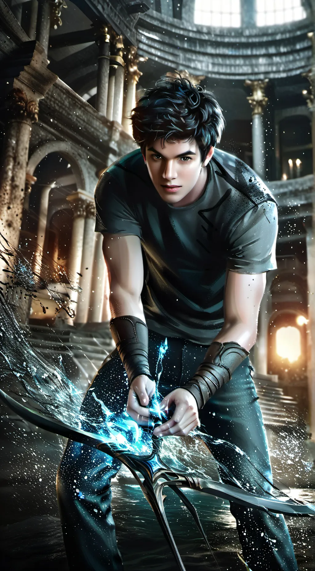ai character: PJO  background