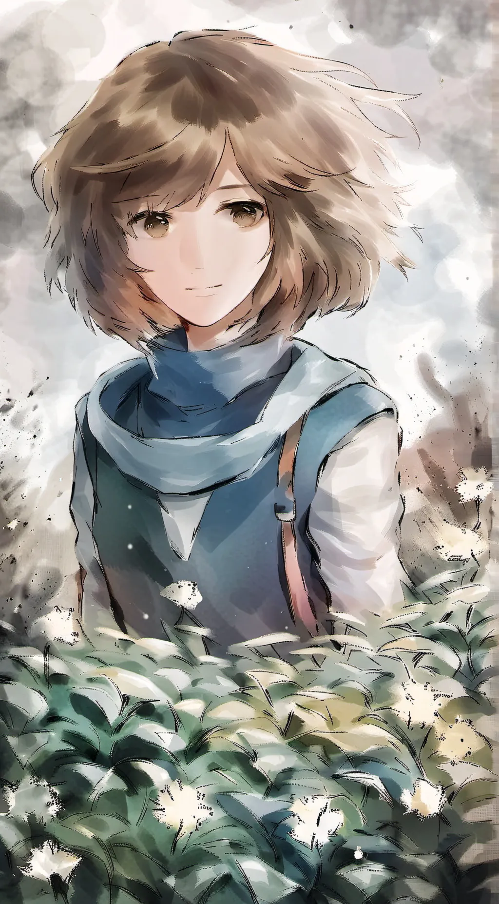 ai character: Frisk  background